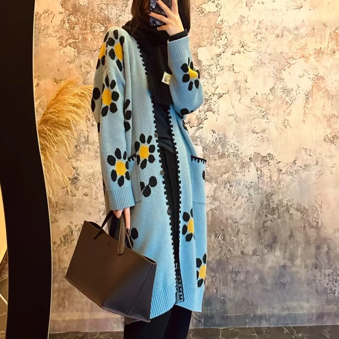 【551-600】时尚宽松慵懒风毛衣开衫