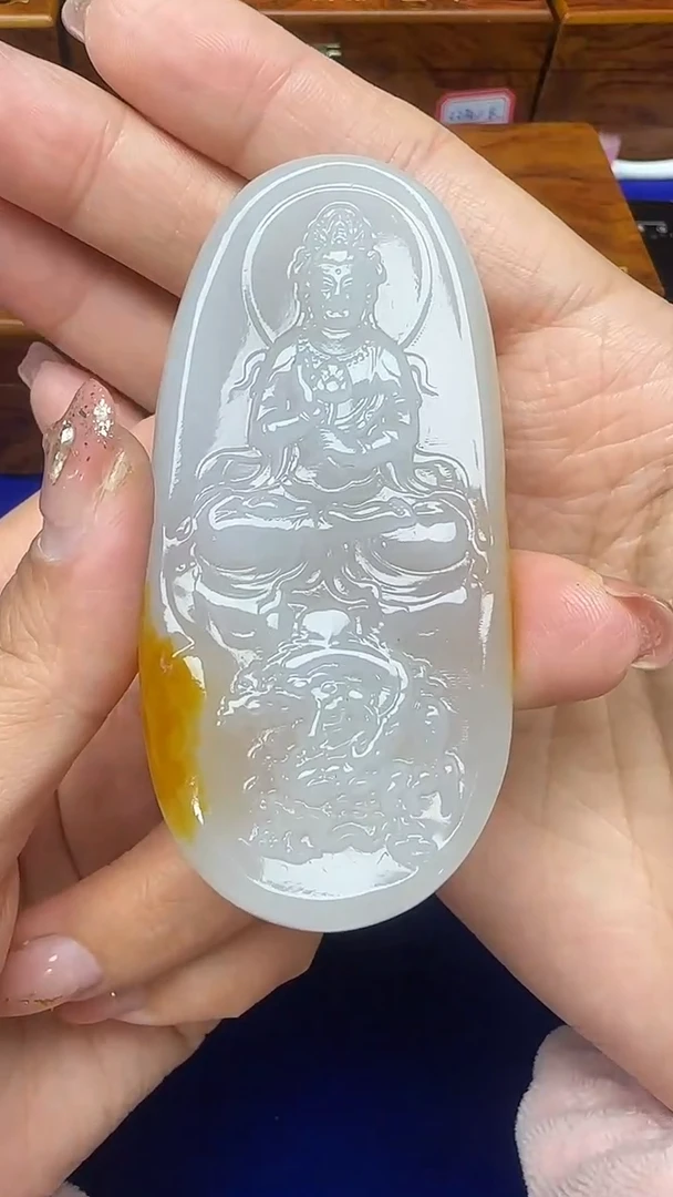 未镶嵌和田玉挂件江**子1