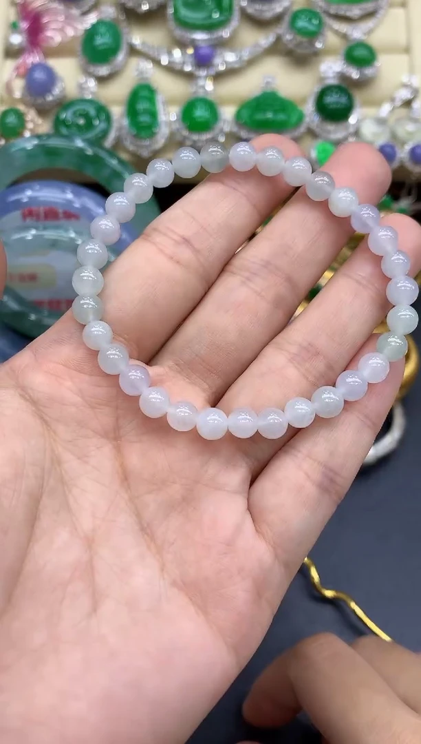 未镶嵌手串翡翠316-中国好珍宝