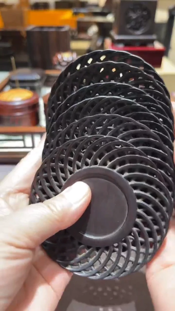 红酸枝木类精品木雕6片精工细作