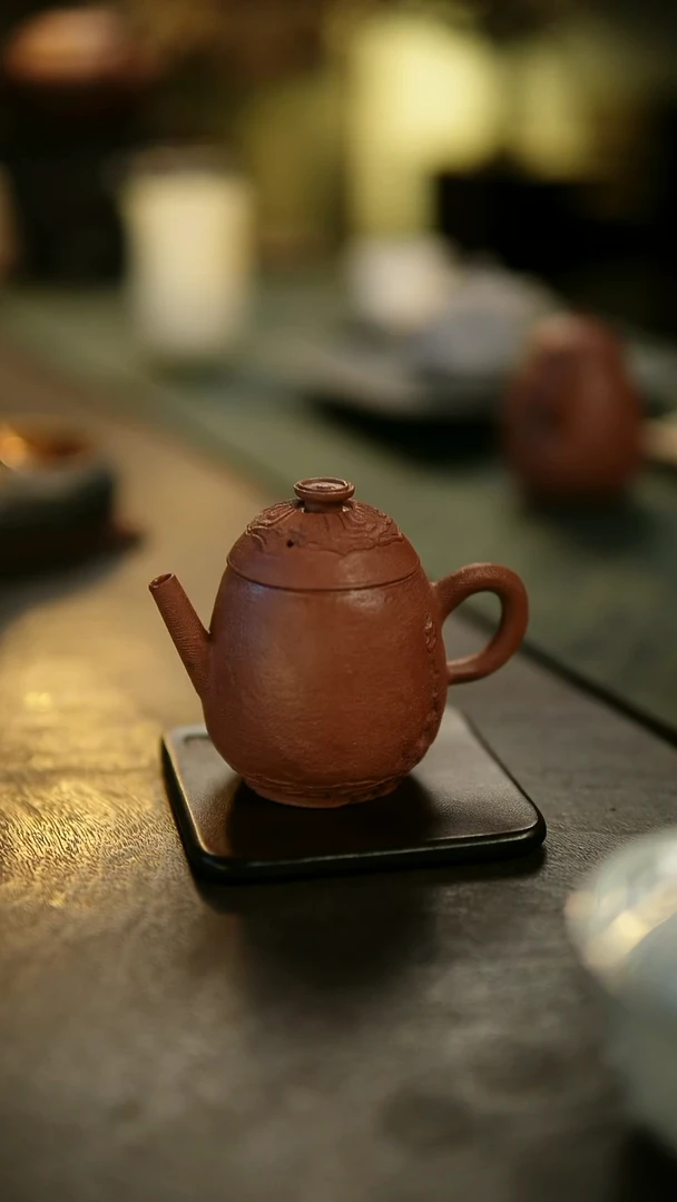 阿眠     易安手作朱泥泡茶壶