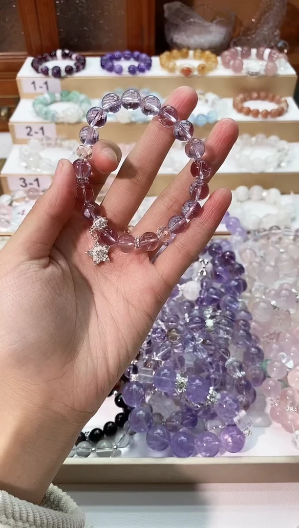 【闪购商品】水晶手串未镶嵌玻利维亚紫水手串
