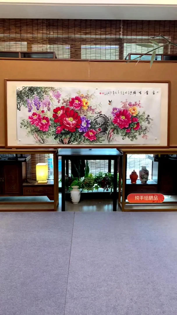 国画国画纯手绘纯实木205*85cm