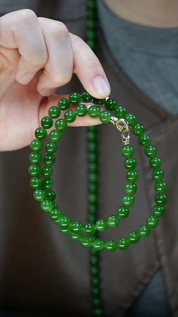 项链未镶嵌和田玉（碧玉）34