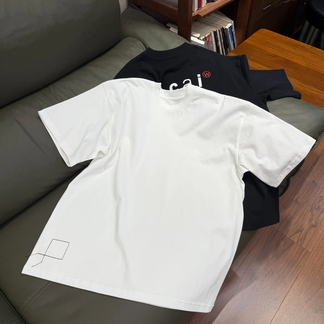 宽松【方形刺绣短袖】男女同款D28211