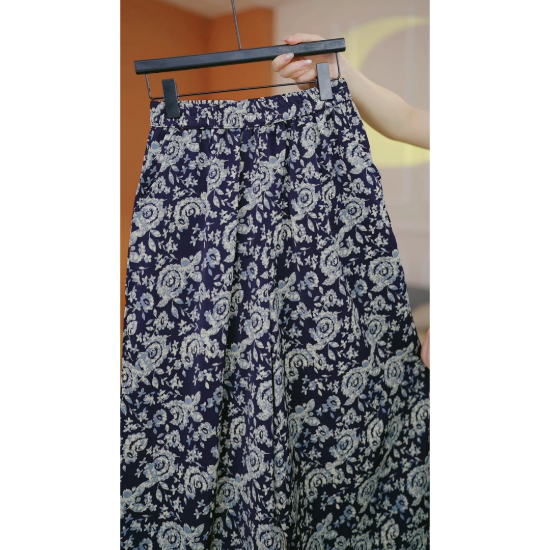 新中式夏季新款国风气质休闲九分裤（XH76/七月/芳/心）