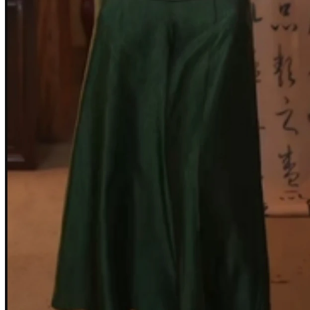 君    新中式风 889522 新中式香云纱龟缎大阔腿甩裤