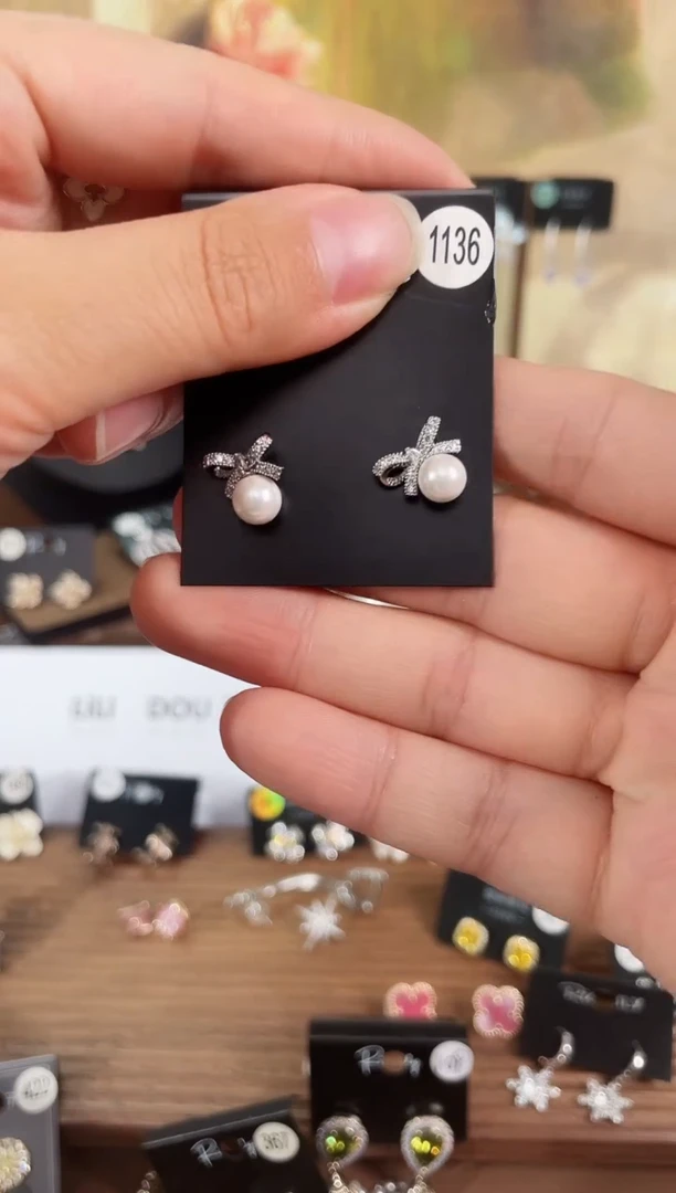 铜合金合成立方氧化锆925银豆1136