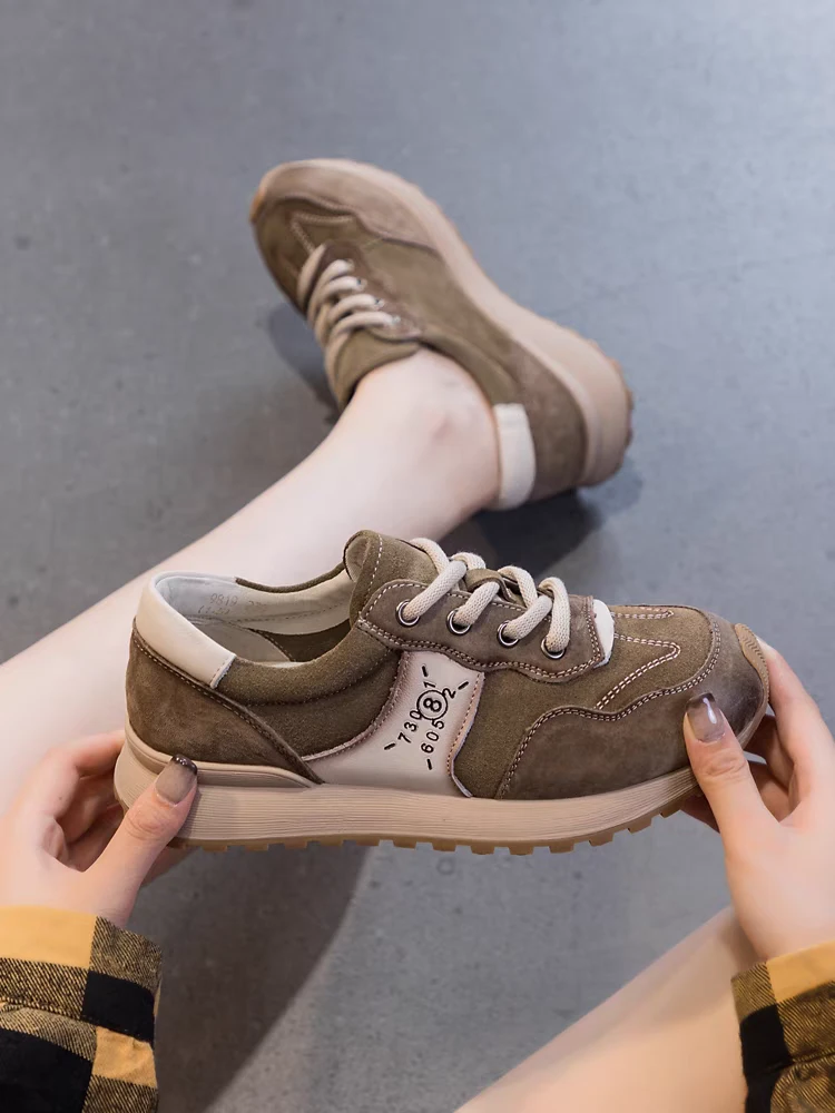 729013头层牛皮复古手工阿甘鞋