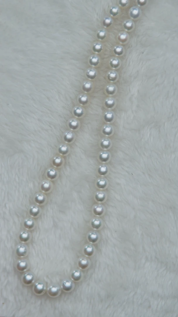 海水珍珠未镶嵌项链8-9mm