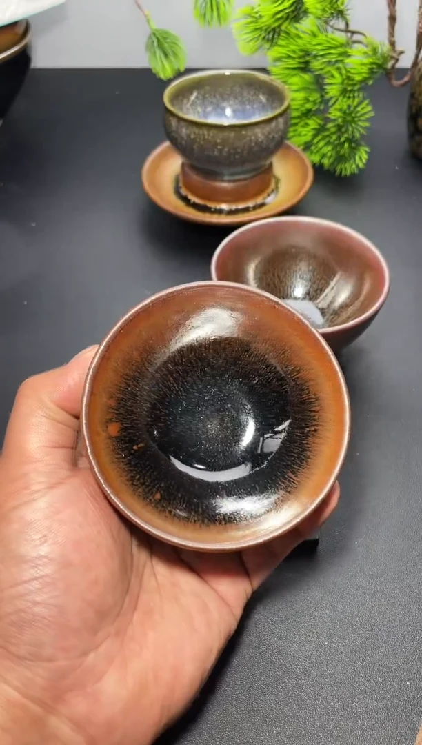 茶盏261叶紫建盏