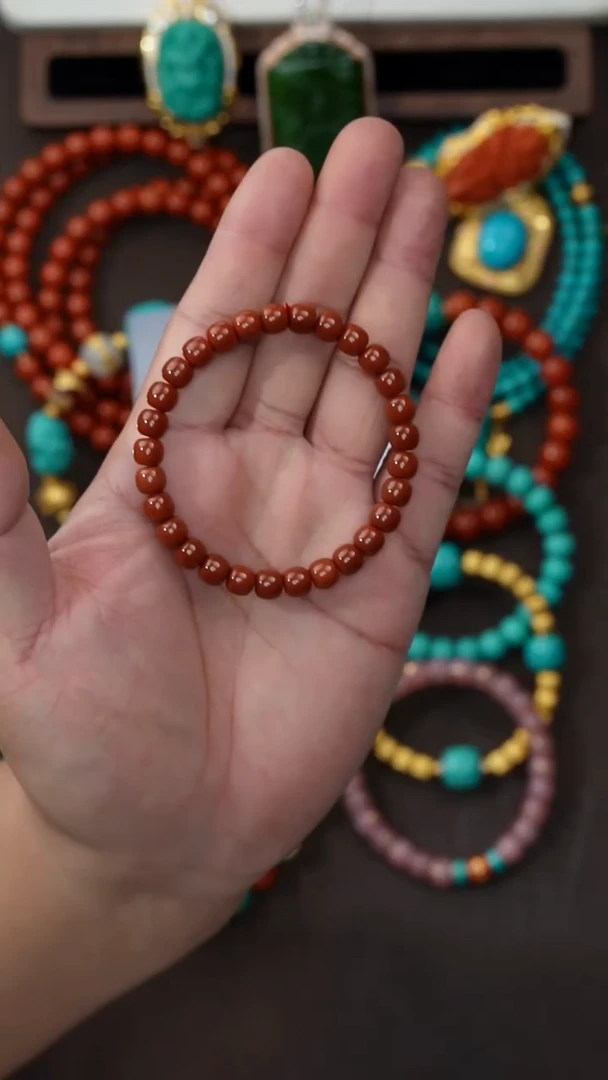 未镶嵌手串南红玛瑙南红手串（多样性发其一）