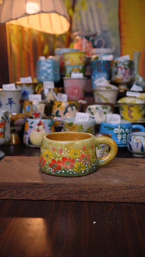 摆件泥垚手作 景德镇手工手绘器物