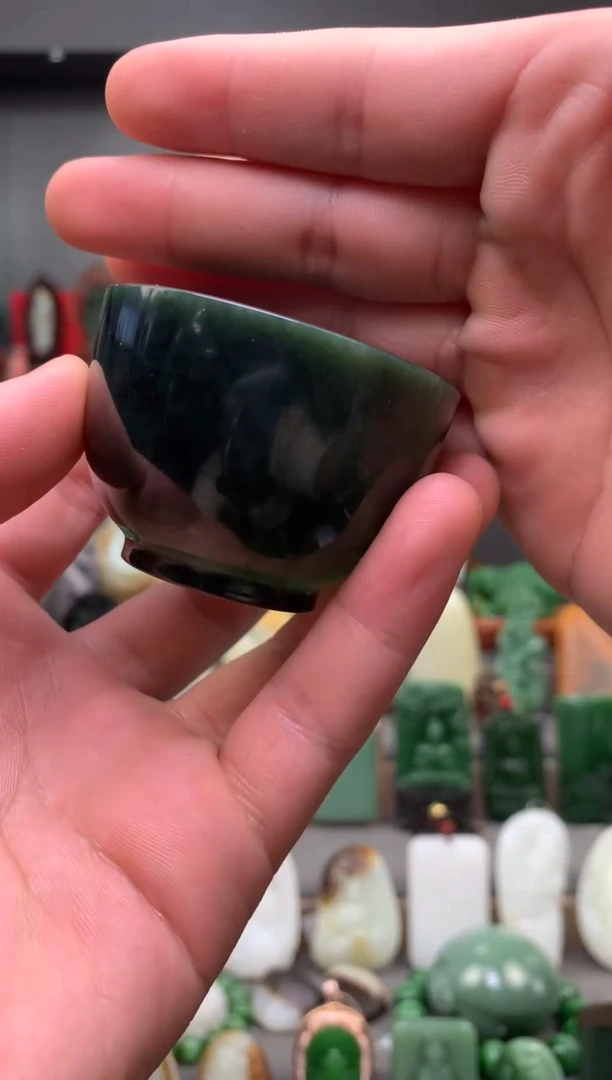 【闪购商品】和田玉摆件未镶嵌茶杯（多样性发货）