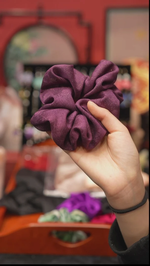 刺绣刘*非遗苏绣绒花手工饰品
