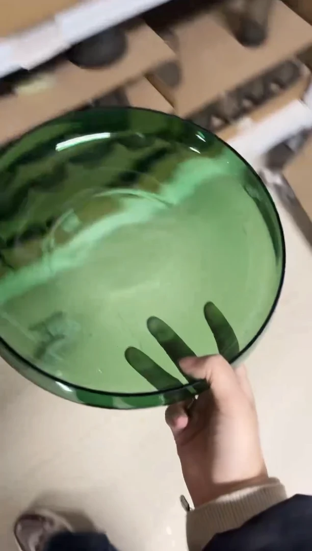 有机玻璃绿盆1支