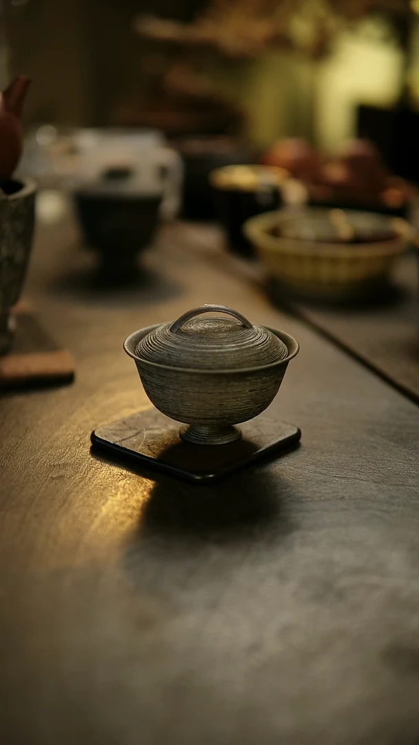 阿眠     卢阳手拉坯盖碗