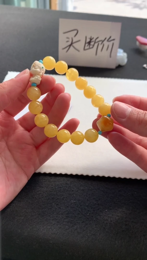 手串蜜蜡未镶嵌蜜蜡手串