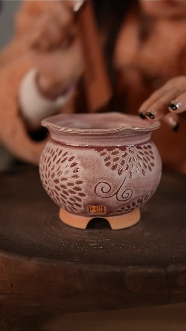 【闪购商品】红陶1-18-355默认微瑕口7.5