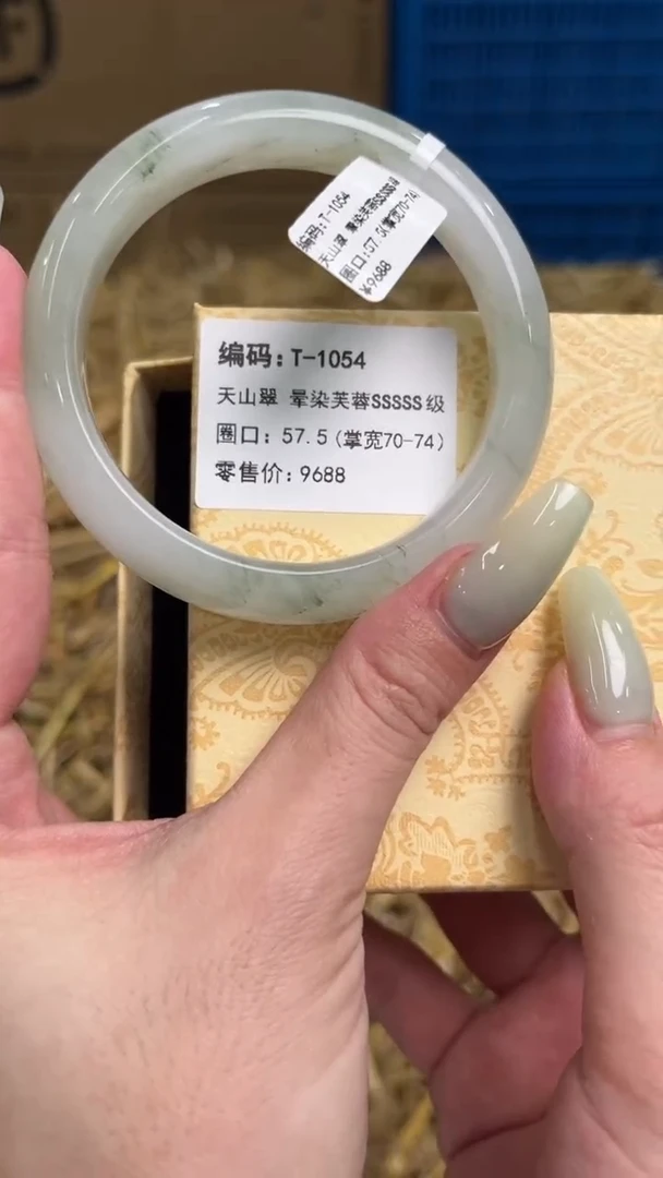 未镶嵌手镯石英质玉T-1054