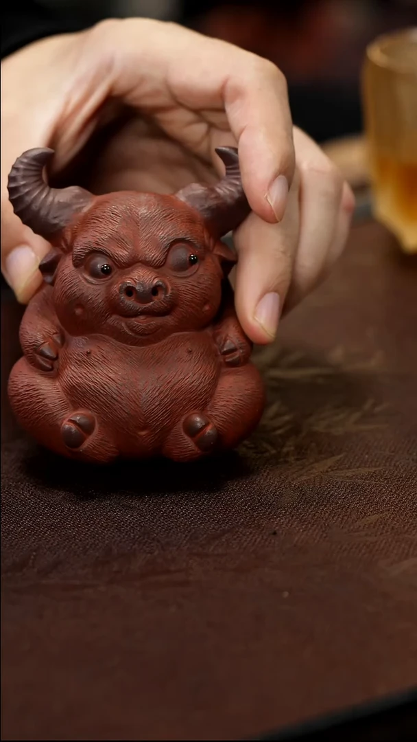 紫砂茶宠紫砂小牛