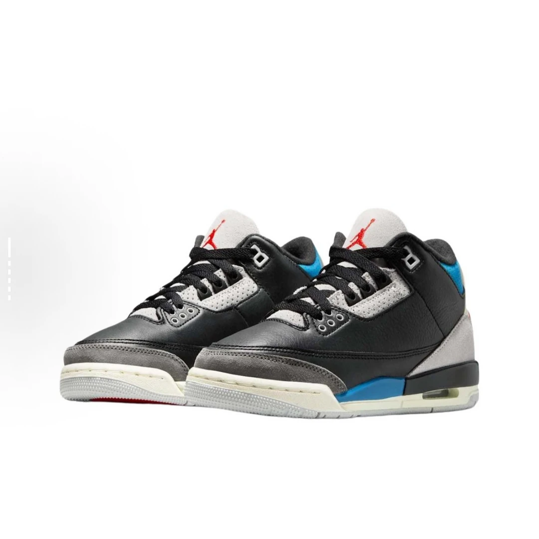 【滔搏联动】NIKE耐克大童AIR JORDAN 3复古低帮休闲鞋IB8968-004
