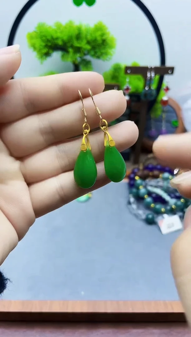 未镶嵌和田玉耳饰002000