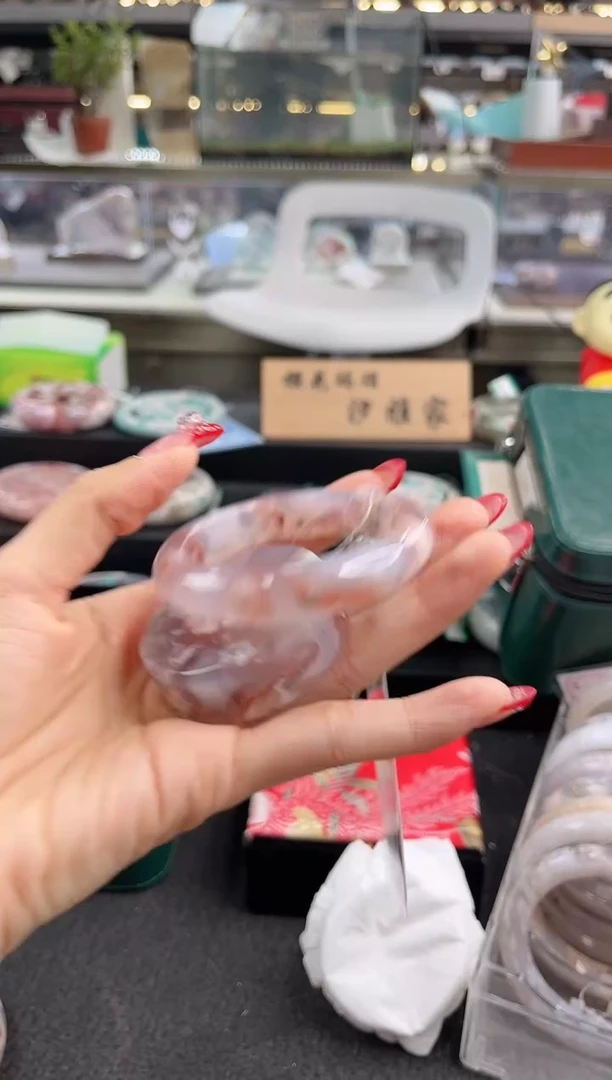 未镶嵌手镯石英质玉52圈口(赠品镯心)S9283001