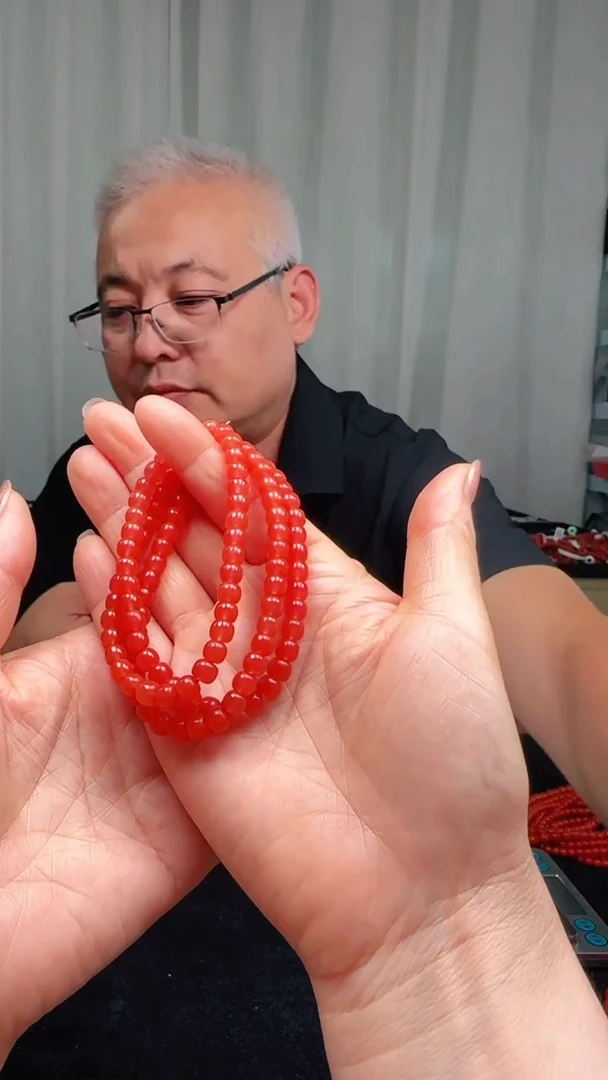 未镶嵌多样性发一件南红玛瑙6mm保山老型多圈