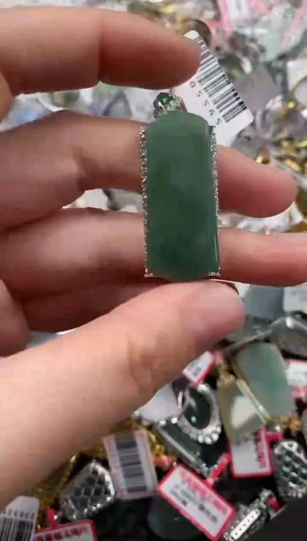 银S925镶嵌戒指翡翠111                   3