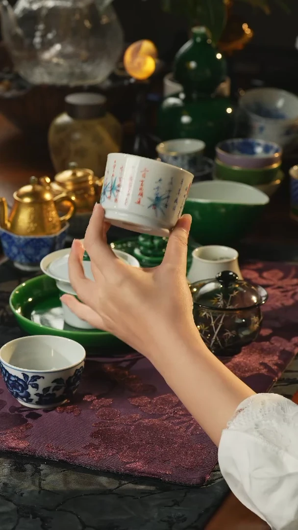 瓷片暮云造物