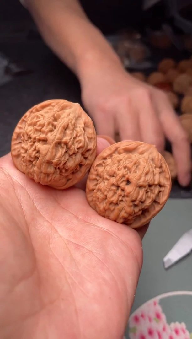 把件文玩核桃a192   莲花    38尺