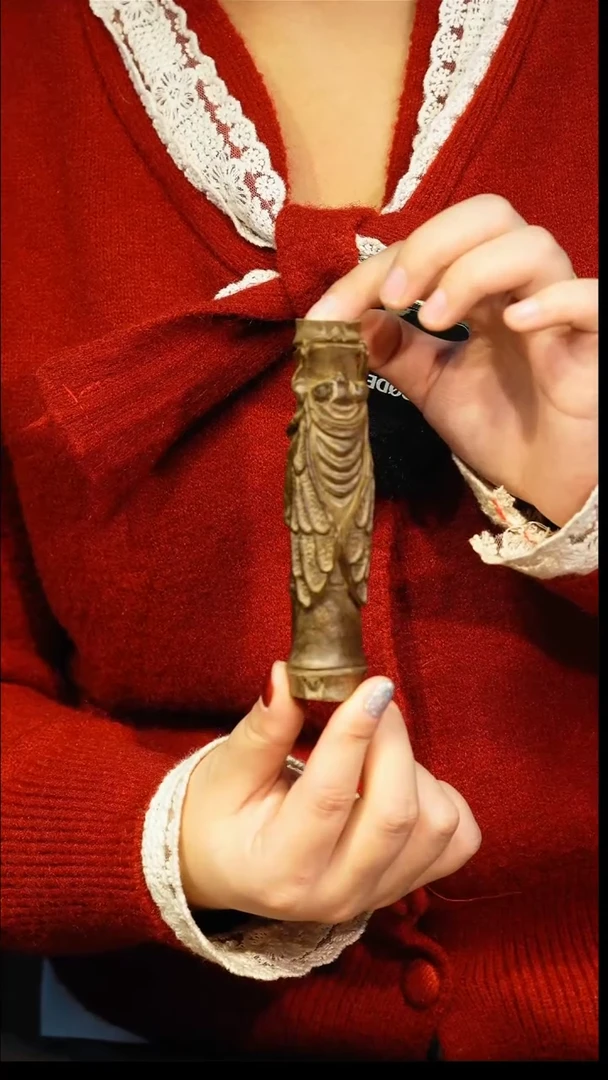 金丝楠小叶桢楠一鸣惊人手把件