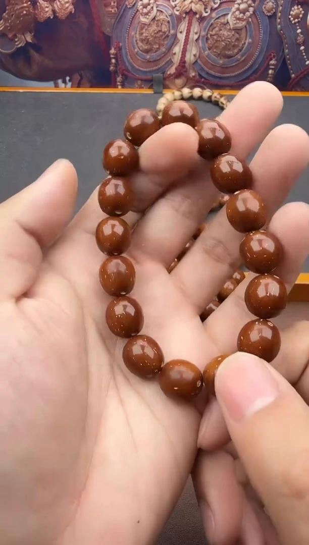 手串紫金鼠8号枣珠