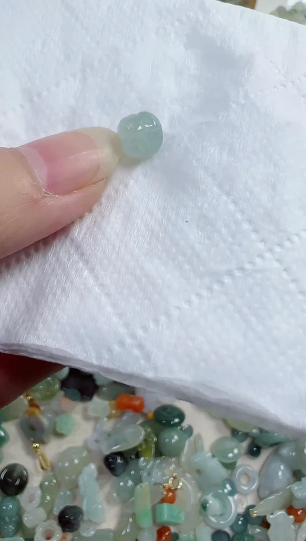 翡翠散珠143号链接，A货翡翠