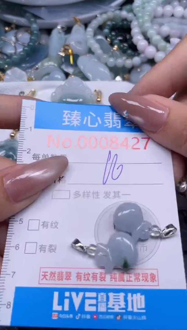 颈饰未镶嵌翡翠8427