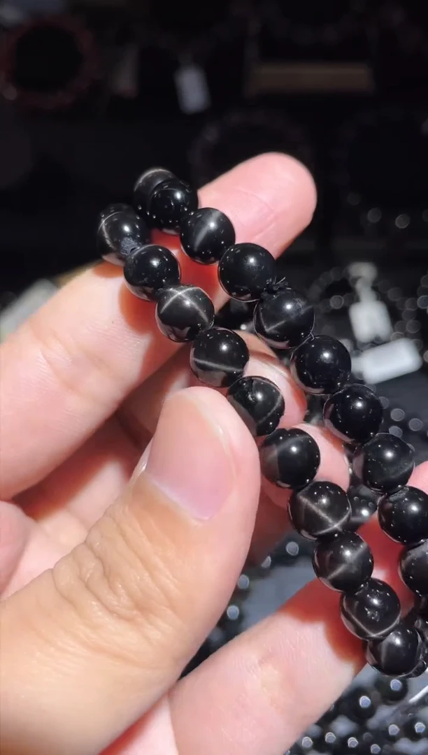 【闪购商品】透辉石手链未镶嵌透辉石单圈A87（多样性发其一）