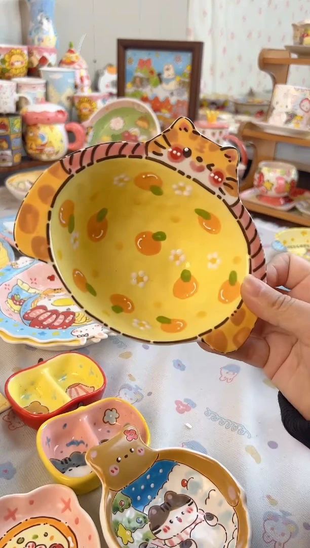 摆件陶白****菜景德镇陶瓷手绘微瑕