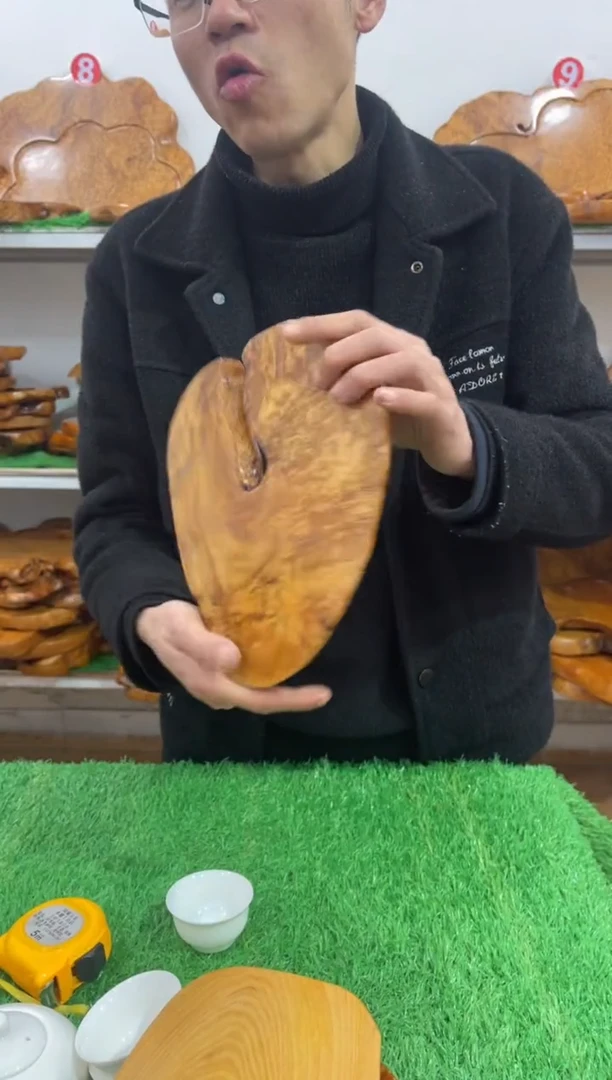 【闪购商品】四川香杉枯木榴茶盘