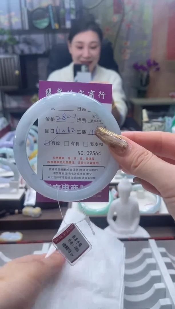 未镶嵌手镯翡翠9564****