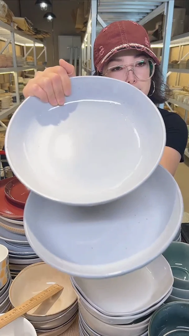 瓷155高温釉下彩陶瓷餐具