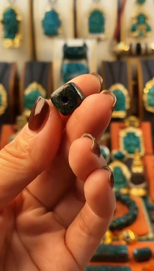 未镶嵌绿松石。网花 四方单颗   11.7mm  Y