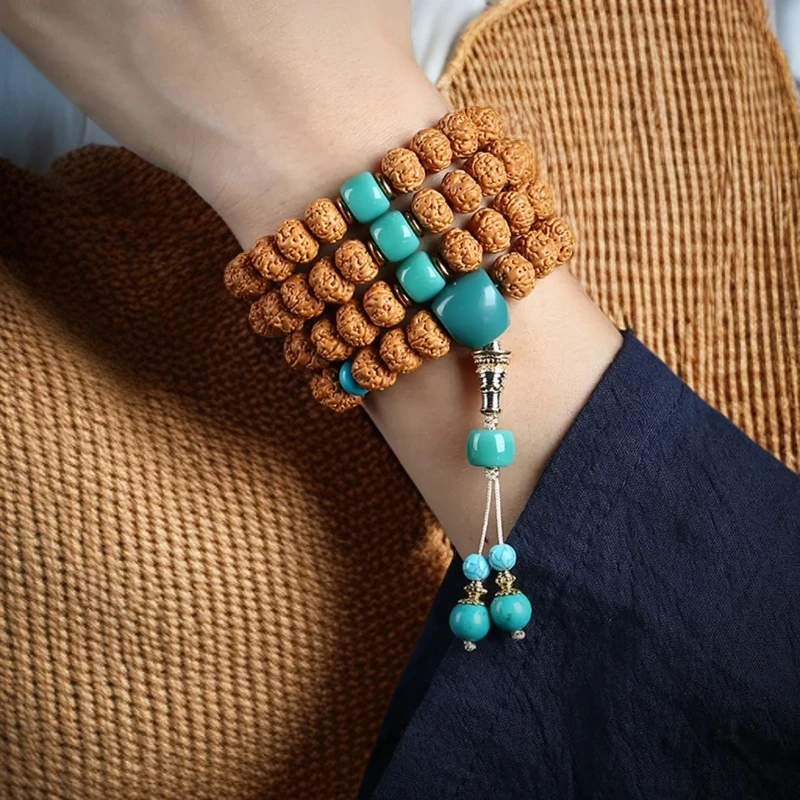 正品小金刚菩提手串男女士108颗念珠盘玩佛珠文玩菩提子手链脖