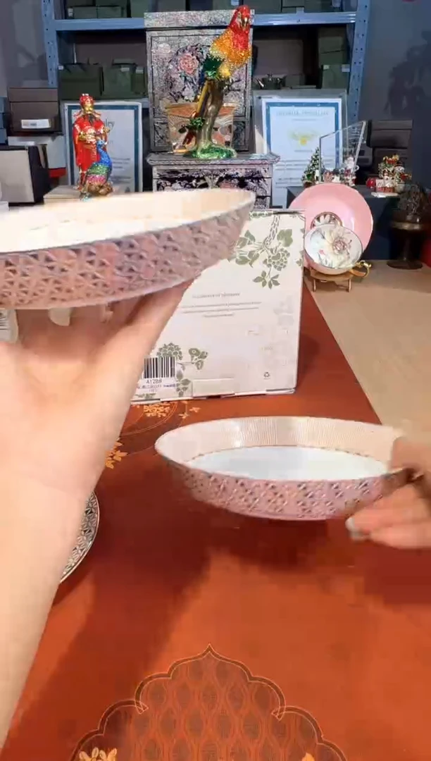 【闪购商品】杯166歌剧院反口17.5汤盘（粉）