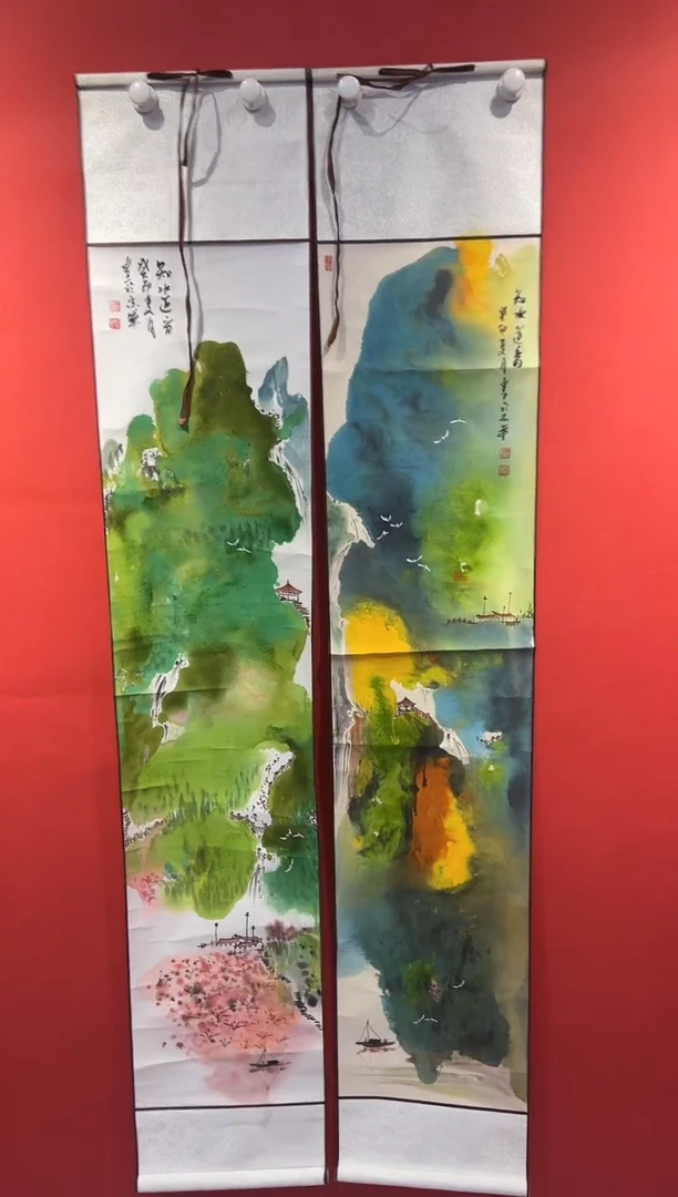 【闪购商品】国画知水道音国画作品1
