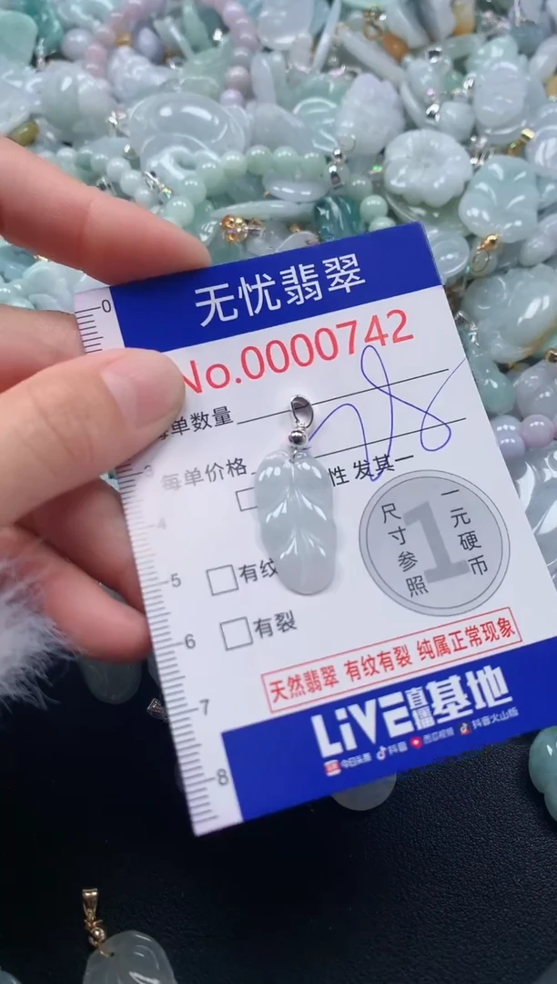 吊坠(不含链)未镶嵌翡翠742