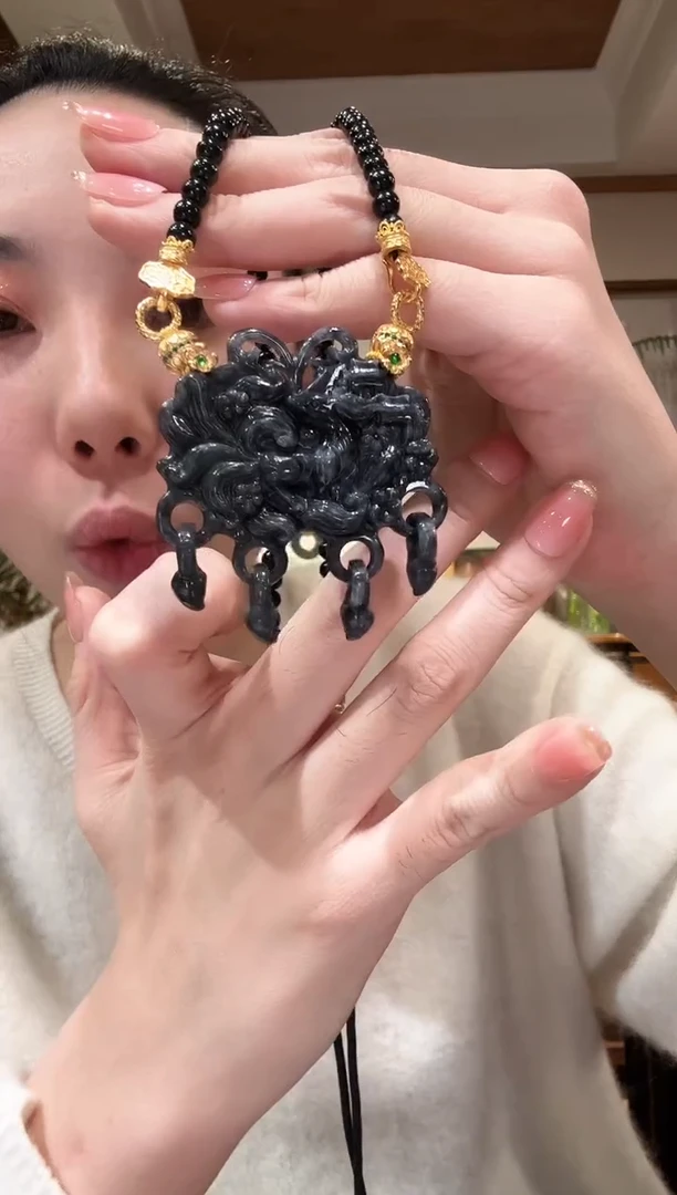 【闪购商品】翡翠颈饰未镶嵌国风