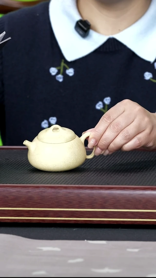 茶壶紫砂紫砂21 石瓢  本绿 130cc