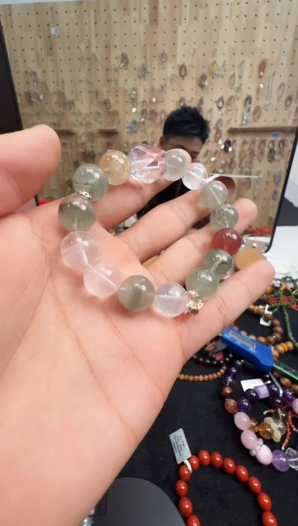 未镶嵌手链水晶村0162 约12mm