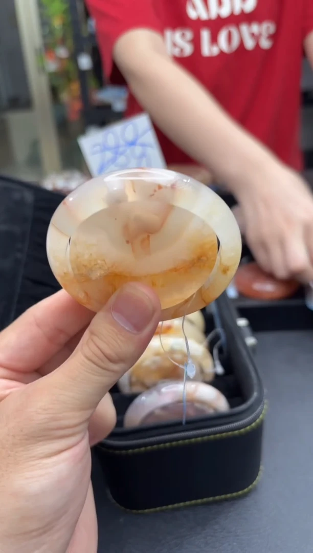 未镶嵌手镯石英质玉289(55圈赠送镯心)